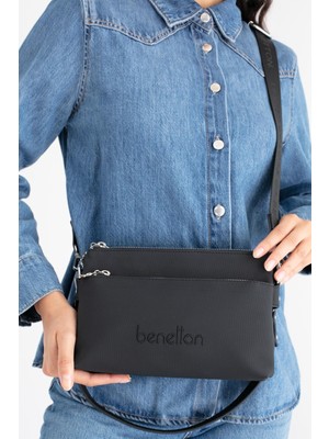 Benetton Kadın Çapraz Çanta BNT1667 Siyah