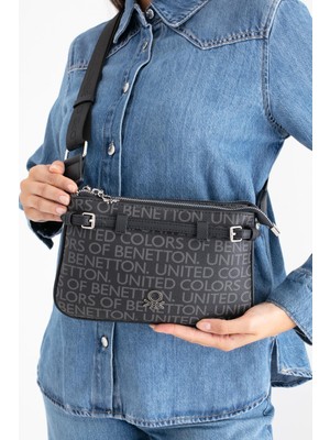 Benetton Kadın Kol Çantası BNT1681 Siyah