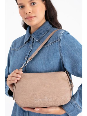 Benetton Kadın Kol Çantası BNT1679 Vizon