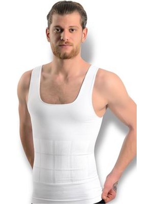 Colezium Beyaz Erkek Dikişsiz Vücut Toparlayıcı Korse