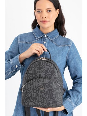 Benetton Kadın Sırt Çantası BNT1698 Siyah