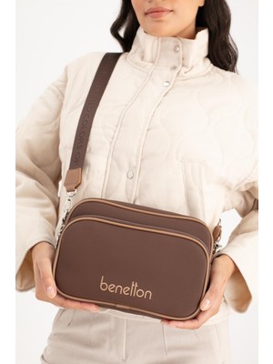 Benetton Kadın Çapraz Çanta BNT1653 Kahve Camel