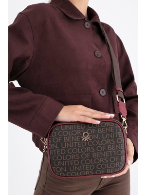 Benetton Kadın Kol Çantası BNT1696 Kahve Bordo