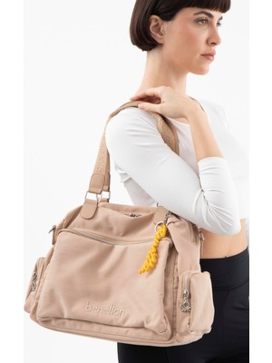 Benetton Kadın Kol Çantası BNT1484 Ten