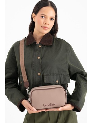 Benetton Kadın Kol Çantası BNT1682 Vizon Kahve