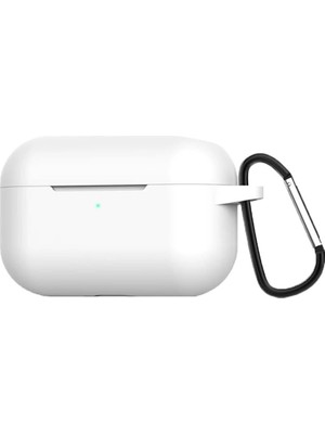E2M Aırpods Pro 3 Kılıf Sense Silikon Beyaz