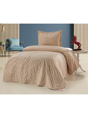 Bella Home Zara Kadife Yatak Örtüsü Tek Kişilik