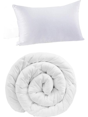 Evsay Doğal Pamuk El Sırıması Tek Kişilik Sırıtma Pamuk Yorgan + 1 Adet Pamuk Yastık