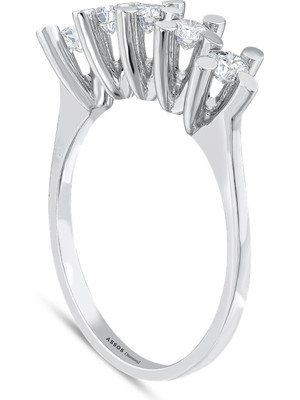 Assos Pırlanta 0.30 Karat Pırlanta Beştaş Yüzük