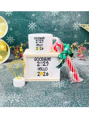 Giftmoda Güle Güle 2025Merhaba 2026 Tasarımlı Yeni Yıl Hediye Seti