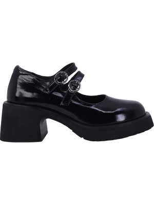 Albini 26100976R Rugan Topuklu Kadın Ayakkabı