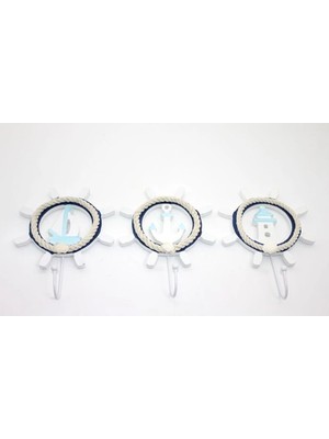 TE Dükkan Ahşap Marin Dümenli Askılık