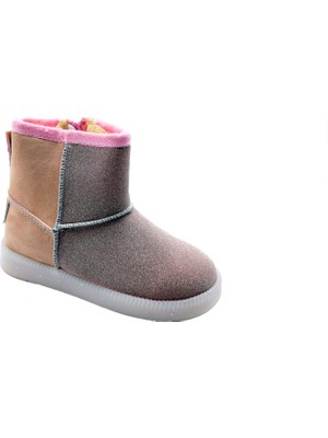 Arzen Termo Taban Nubuk Işıklı Kız Çocuk Kışlık Bot