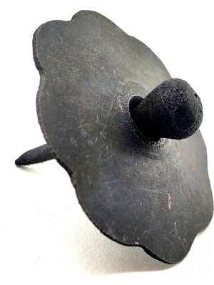 Eco Lounge Antika Tarz Dekoratif Pirinç Düğmeli Kabara - 40 Mm, Oksit