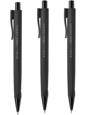 Ofisinn Faber-Castell Econ Urban Versatil Kalem  0.5 / Siyah - 3 Adet