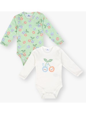 Luggi Baby 2li Uzun Kol Kız Bebek Body 3 Ay - 3 Yaş