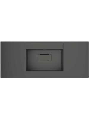 Real Stone Flatstone 70X50 Antrasit Etajerli Granit Banyo Lavabosu