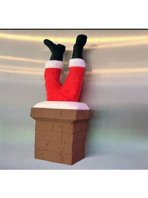 Nana Art Yılbaşı Baca Noel Baba Magnet
