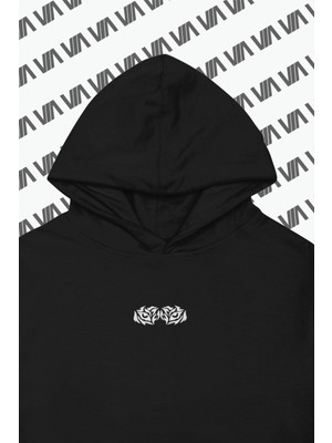 Via Kaplan Nakış Işlemeli Kapüşonlu Sweatshirt | Vıa
