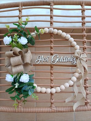 Ss Eral Koop  Hos Geldiniz Okaliptüs Kapı Süsü Ev Hediyelik Ev Dekoru