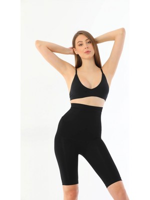 Marsilyan Siyah Mı 2037 Yüksek Bel Uzun Paçalı Özel Korse