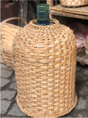 Ss Eral Koop Bambu  Damacana Kılıfı Hasır