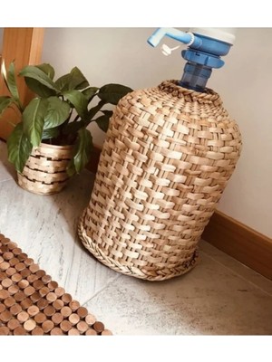 Ss Eral Koop Ev Mutfak Dekorasyon Hasır Damacana Kılıfı / Damacana Örtüsü