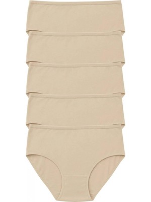 Marsilyan PK40003 Büyük Beden Yüksek Bel Külot 5 Li Paket