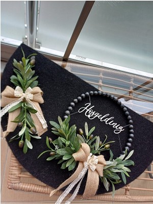 Ss Eral Koop Siyah Zeytin Dalı Paspas Takımı (New)