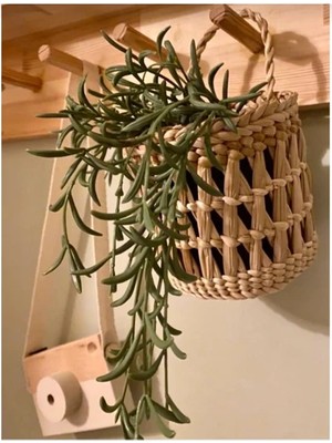 Ss Eral Koop Duvar Süsü Hasır Sepet Banyo Mutfak Çocuk Odası Balkon Bahçe Dekorasyonu Sepet Modeli