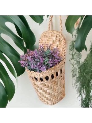 Ss Eral Koop Çok Amaçlı Dekoratif Hasır Sepet