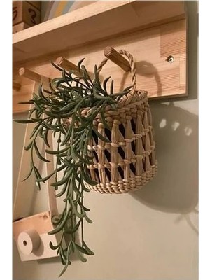Ss Eral Koop Çok Amaçlı Sepet / Askı Sepet Dekoratif Hasır Sepet / Duvar Sepet 10X10CM