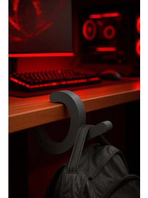 Shhobi Masa Askısı Universal - Masa Kenarı Askılık Çanta Kulaklık Askısı Güçlü Evrensel