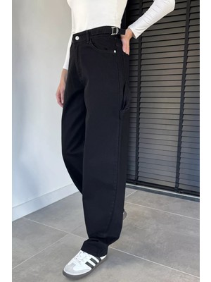 Gülseli Kadın Bol Kesim Jean Kot Pantolon P-00019659