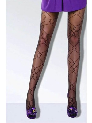 Marsilyan Daymod Kadın Regina Desenli Külotlu Çorap