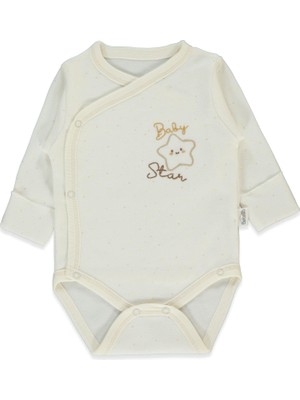 Bebetto Interlok Kruvaze Body (Be Kınd) Koyu Ekru