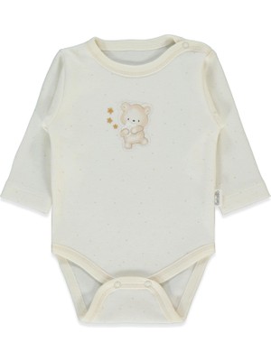 Bebetto Interlok Uzun Kollu Body Ay (Be Kınd) Koyu Ekru