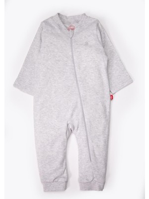 Bebetto Eldivensiz Patiksiz Tulum (Always Raporlu Interlok) Gri Melanj