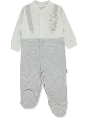 Bebetto Interlok Patikli Tulum (Be Kınd) Gri Melanj