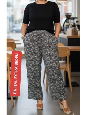 Kadın  Bayan Büyük  Battal  Extra Turbo Jumbo Beden Viskon Süet  Penye Kumaş  2 Yan Cep  Pantolon Eşofman Altı Pijama Altı 150 Kilograma Kadar Olur Bol  Likralı Esneyen Kumaş Bel Lastikli Süs Bagcıklı