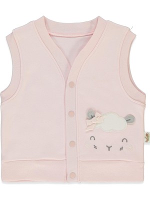 Bebetto Organik Interlok Yelek (Organıc Sleepy Sheepy) Pembe