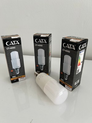 Cata LED Ampul (CT-4092) 8W 780LM 3200K 3'lü Paket