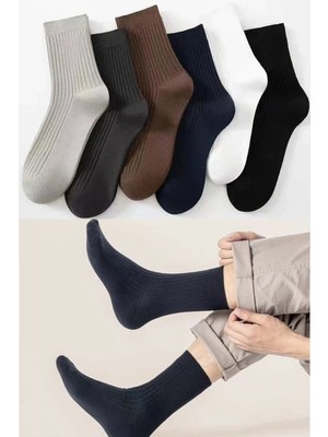 Bgk 6'lı Soket Çorap Çok Renkli, Modern Görünüm ve Konfor Sunan Örme Kumaş