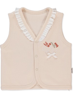 Bebetto Interlok Yelek (Tıny Florıst) Bej