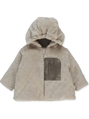 Bebetto Velsoft Elyaflı Mont (Puffy) Bej