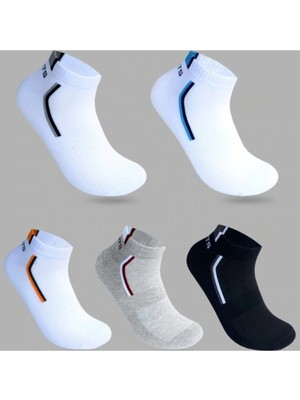 Bgk 5'li Spor Patik Çorap Renkli Extra Rahat ve Şık Tasarım ile 36-41 Beden Uygun