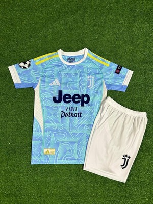 Juventus 2025/26 Yeni Sezon Kenan Yıldız Deplasman Çocuk Forması (Mavi)