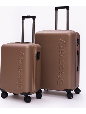 Discovery 2'li Valiz Seti Orta ve Kabin Boy – Ultra Hafif, Darbe Dayanıklı, 360° Sessiz Tekerlek, Tsa Kilit