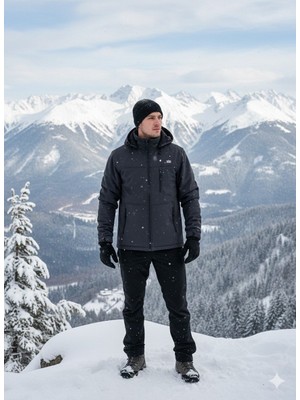 Mikro Taktikal Outdoor Cargocep Kargocep Softjel Içipolarlı Sıvı ve Rüzgar Geçirmez Kışlık Mont