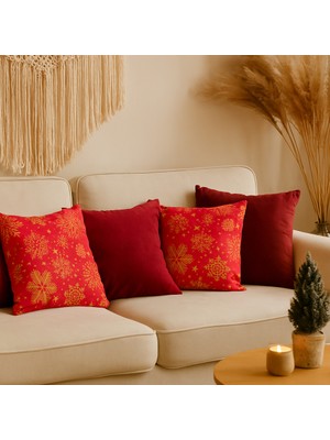 Elyona Yılbaşı Işıltılı Duck Kırlent Kılıfı 4 Al 1 Öde